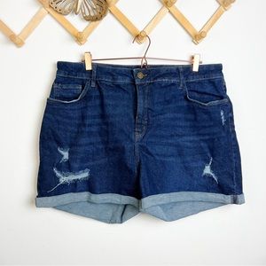 ava & viv denim ripped shorts